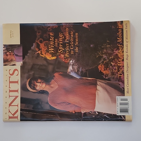 Interweave Knits Magazine Spring 2001 Perfect Projects To Celebrate The Season - Picture 2 of 12